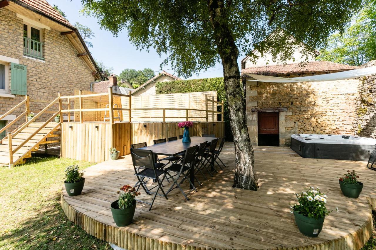 Wonderful House In Sarlat Center With Heated Pool & Jaccuzi Villa Exterior photo