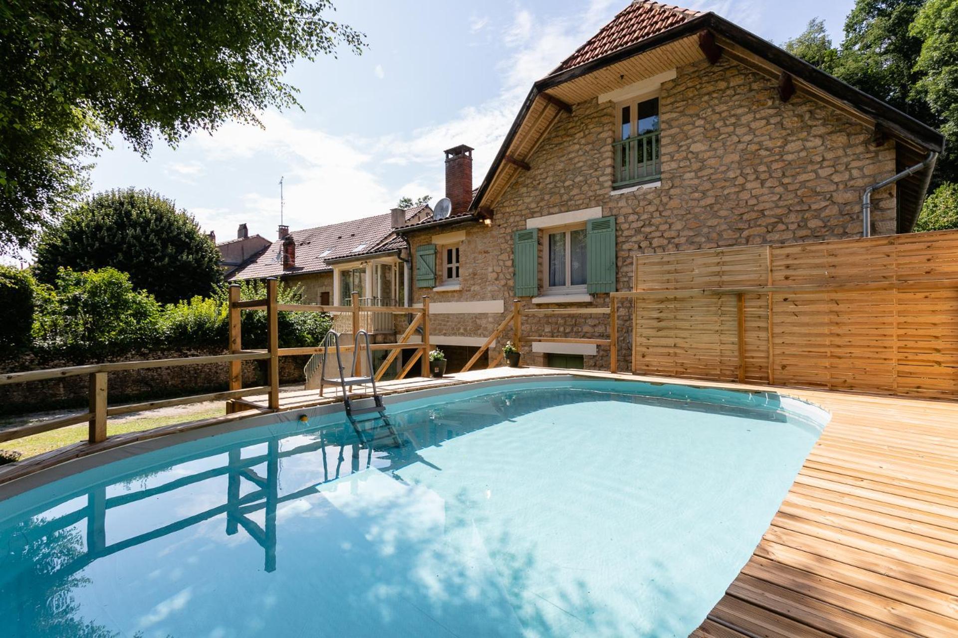 Wonderful House In Sarlat Center With Heated Pool & Jaccuzi Villa Exterior photo