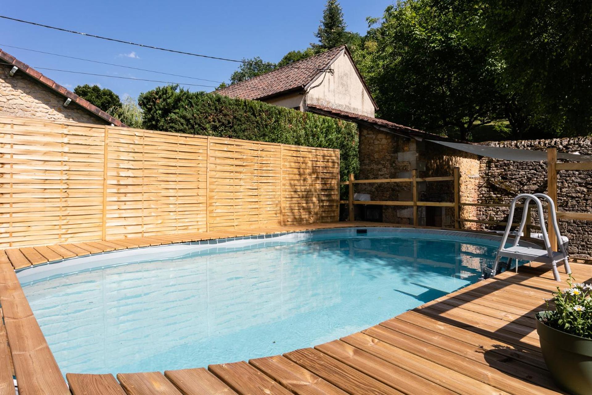 Wonderful House In Sarlat Center With Heated Pool & Jaccuzi Villa Exterior photo